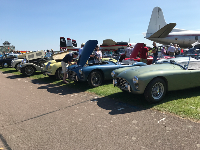 Illustration for article titled A Car Show At An Air Museum In England!